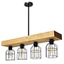 Lalia Home 4 Light Farmhouse Beam LED Pendant, Light Wood (LHC-1001-LW)~#|#~B8539C84-1C89-4298-B57A30A459B00610_sc7