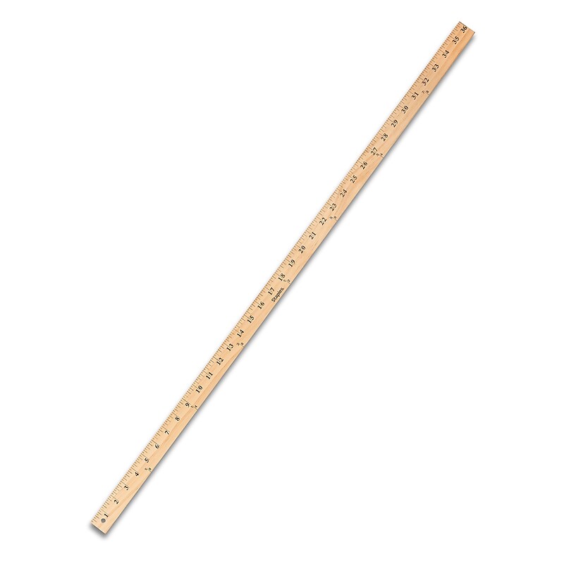 Staples 36" Wood Yardstick (51893) image 1
