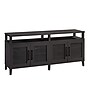 Sauder Tiffin Line Credenza TV Stand, Screens up to 65", Raven Oak (433576)~#|#~B85FCA36-3281-4444-A9FC65E2309072F2_sc7