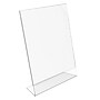 Deflect-O Image Document Holder, 8.5" x 11", Vertical, Table Top, Clear Plastic (69701)~#|#~B866561D-6A8D-4877-A7A93CDD4FD3C744_sc7
