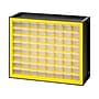 Iris 64-Drawer Desktop Storage Cabinet, Black/Yellow (500177)~#|#~B8670700-3625-452D-9FCFB0D18F550598_sc7