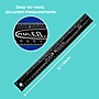 Lockermate 12" Imperial/Metric Flexi Ruler, Assorted Colors (58407-US)~#|#~B8685702-6966-4357-AF47F507638681CD_sc7