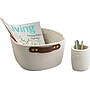 Martha Stewart Fabric Pen Holder, Cream (MS111A)~#|#~B8688607-DDBF-4ABD-90C2D4D096BB315E_sc7