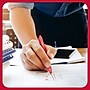 TRU RED™ Retractable Quick Dry Gel Pens, Medium Point, 0.7mm, Red, Dozen (TR54500)~#|#~B868A8B0-3280-4D68-BC25009AA7C6D1C7_sc7