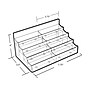 Azar Card Holder, 7.75" x 4", Horizontal, Table Top, Clear, Acrylic, 2/Pack (252017)~#|#~B86AF0D5-6C09-4AE5-90AD8A05E50F548D_sc7