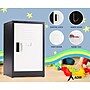 AdirOffice 24"H Single Tier Black/White Storage Locker (ADI629-02-B-W-DL)~#|#~B86C30DA-11C4-48BB-886A909AB7FA2758_sc7