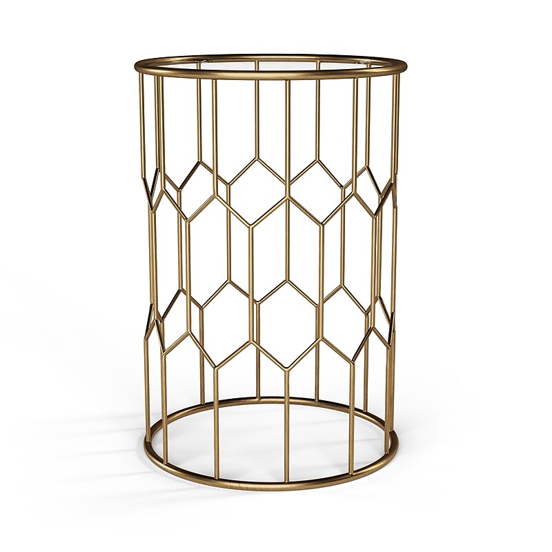 Adore Decor Harper Side Table, Gold (FUST10018A) image 1
