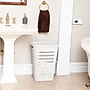 Mind Reader Slim Tapered Hamper with Lid, Plastic, White (SWHAMP50-WHT)~#|#~B8725876-67A5-4D7D-973C9C03EF20E3E7_sc7