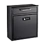 AdirOffice Medium Wall Mounted Drop Box Mailbox, Black (631-05-BLK-KC)~#|#~B872C2DC-C399-4740-86C267FAD9D6375D_sc7