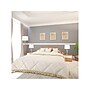 Lalia Home Perennial 62"/27.25" Brushed Nickel Three-Piece Floor/Table Lamp Set with Tapered Shades (LHS-1008-BN)~#|#~B8754377-173A-4757-A2045CB21CB08D5B_sc7