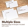 Strathmore 400 Series Mixed Media Cards & Envelopes, 6.875" x 5", White, 6/Pack, 3 Packs/Bundle (STTP205462-3)~#|#~B875AFF9-A28E-4291-90CBA4F2DB91DB3C_sc7