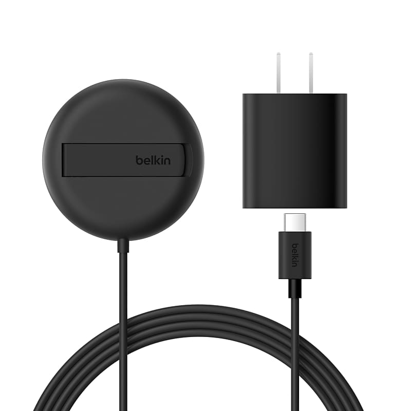 Belkin BOOST↑CHARGE Pro MagSafe Wireless Charging Pad, 15W, 6.6 ft., Black (WIA011ttBK) image 1