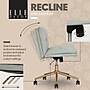 Elle Decor Ariana Armless Ergonomic Fabric Swivel Computer and Desk Chair, Mint Blue (60121-MBLU)~#|#~B87CDEA8-BDF6-42CC-9D542E6CBCA51D69_sc7