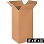 18" x 18" x 36" Corrugated Shipping Boxes, 200#/ECT-32 Mullen Rated Corrugated, 10/Pack (181836)~#|#~B883B86B-B4DD-4570-B2DEDEF6E8C828EF_sc7