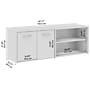Bush Business Furniture Studio C Low Storage Cabinet with Doors and Shelves, Natural Elm (SCS160NE)~#|#~B885E1E9-0271-4405-BF2B29886B4EB1DF_sc7
