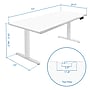 Mount-It! Dual Motor 72"W Electric Adjustable Standing Desk, White (MI-18124)~#|#~B8864F86-6B8A-4FF9-986220BCD913F5D6_sc7