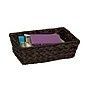 Household Essentials Braided Hyacinth & Iron Handwoven Basket Set, Brown (HHML-6695B)~#|#~B889B2A4-3092-4C3F-AD908738F017634B_sc7