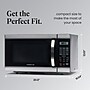 Farberware Professional 1.1 Cu. Ft. Countertop Microwave, Stainless Steel (FMO11AHTBKL)~#|#~B88A45EA-63A4-4070-97A05B1D61807D33_sc7