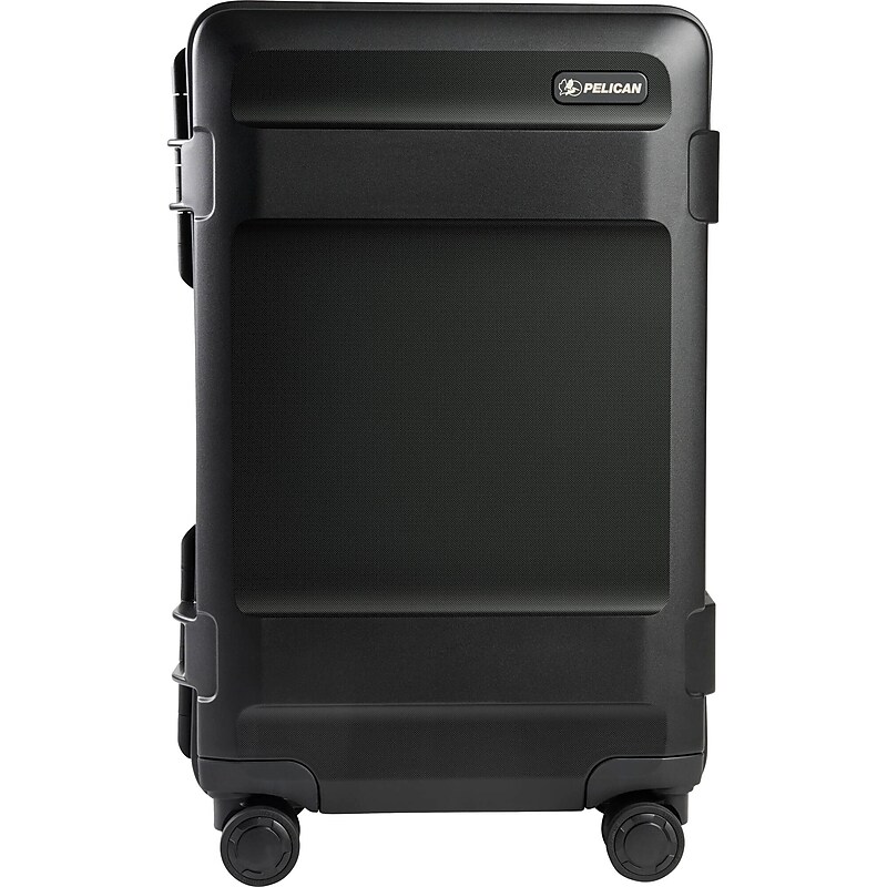 Pelican ATX 22" Hardside Carry-On Suitcase, 4-Wheeled Spinner, TSA Checkpoint Friendly, Black (HC22-00080-BLK) image 1