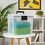 IRIS WeatherPro Portable File Box, Letter Size, Clear, 4/Carton (110351CT)~#|#~B88DCC00-89A7-4391-A48B81C7EE3850ED_sc7