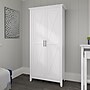 Bush Furniture Key West 66" Tall Storage Cabinet with Doors and 5 Shelves, Pure White Oak (KWS266WT-03)~#|#~B88E26D1-08A0-45D8-BEA512349AD8243E_sc7