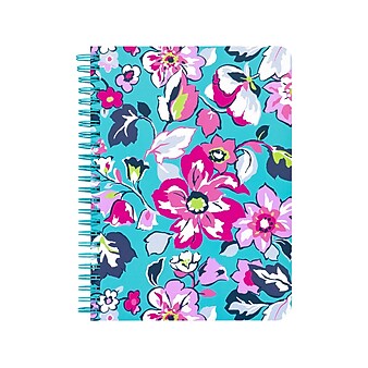 Vera Bradley Gaby Floral Notebook, 6.25" x 8.25", College-Ruled, 80 Sheets, Multicolor (221884)