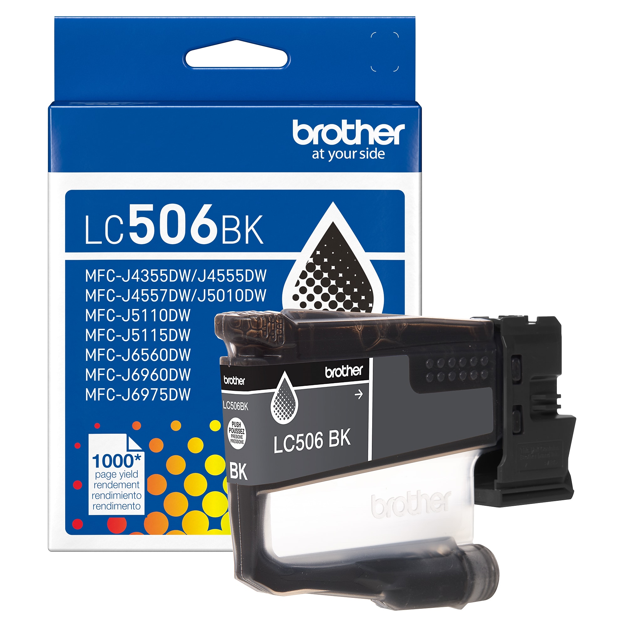 Brother LC506 Black Standard Yield Ink Cartridge, Prints Up to 1,000 Pages (LC506BKS) Sansujyuku sansujyuku.com