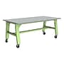 Learniture Ideate Series Rectangular Activity Table, 72" x 36", Laminate, North Sea/Green Apple (LNT-NOR3004-GA-PK-SO)~#|#~B89A6E8D-17CE-4625-8670A98482792DB7_sc7