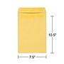 Staples Self Seal Kraft Catalog Envelopes, 7.5"L x 10.5"H, Brown, 100/Box (534792/17105)~#|#~B8A009AA-308E-4EDB-93AF40015581CB4E_sc7