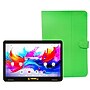 LINSAY F10 Series 10.1" Tablet, Wi-Fi, Octa Core, 256GB eMMC, Android 15, Green Leather Case (F10IPGBCGREPLUS)~#|#~B8A8CC9F-278E-4203-B09D2BB00D81C8DE_sc7