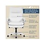 La-Z-Boy Jenkins Ergonomic Bonded Leather Executive Big & Tall Chair, 400 lb. Capacity, White (60075-WHT)~#|#~B8AA406C-7A9D-4992-BA72BC2E814F6DF8_sc7