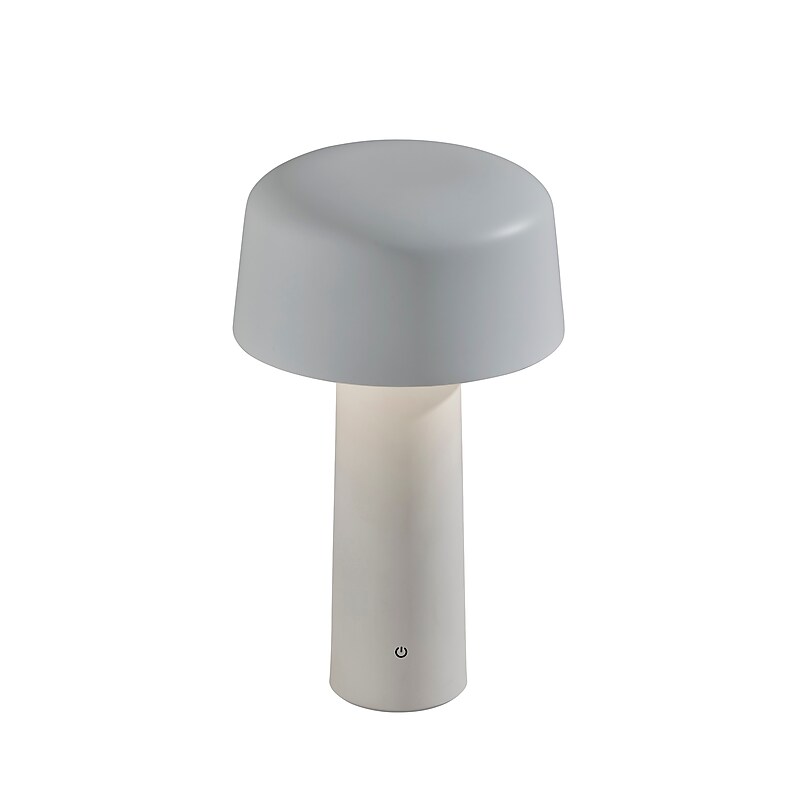 Adesso Lenny LED Table Lamp, White (4094-02) image 1