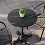 Flash Furniture TopGuard 24" Round Wood Outdoor Table Top, Black Faux Marble (STRD600MMBKMAR)~#|#~B8B23CE8-AE0D-4CFA-A7EB782CD058AAB8_sc7