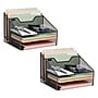 Mind Reader 5-Compartment Metal Desk File Organizer, Black, 2/Pack (2MESHBOX5-BLK)~#|#~B8BE91F8-329C-40FF-A7FD76AC1C266964_sc7