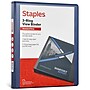 Staples 1/2" 3-Ring View Binder, D-Ring, Navy Blue (26427-CC)~#|#~B8BF3547-14C0-4D7D-9997F8C06032673C_sc7