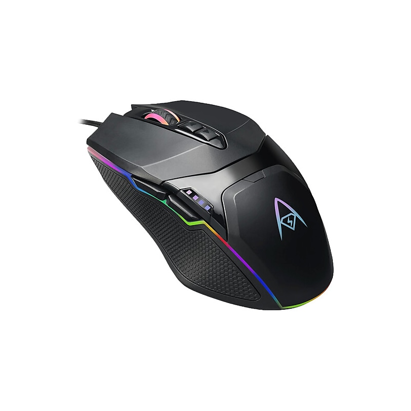 Adesso iMouse X5 Ambidextrous Optical USB Gaming Mouse, Black (IMOUSE X5) image 1