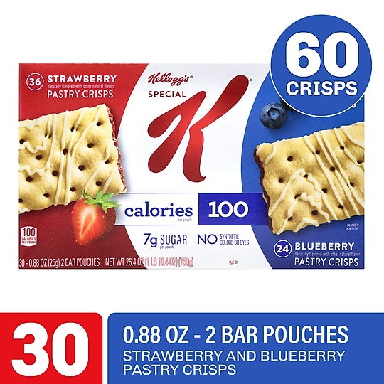 Special K Nutrition Bar Variety Pack, 0.88 oz., 60 Bars/Box (220-01007)~#|#~B8C252CF-E627-454B-BDBCFFD0CC68EC0F_sc7