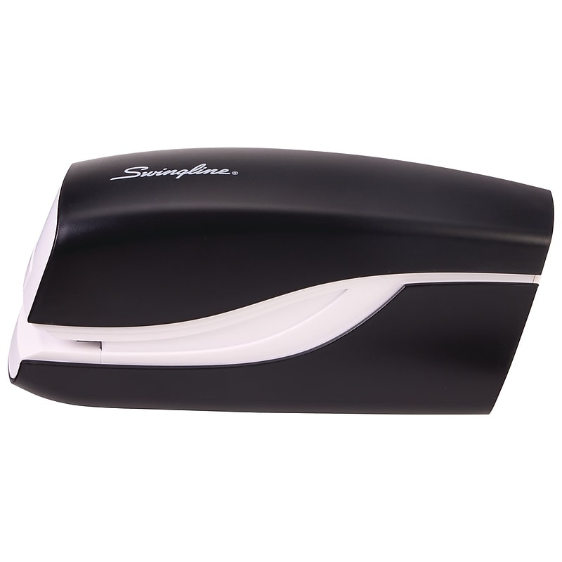 Swingline Breeze Reduced-Effort Electric Desktop Stapler, 20-Sheet Capacity, Black/White (42131/43132) image 1