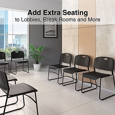 Staples Resin Stacking Chair - Thumbnail 5