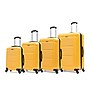 InUSA Pilot 4-Piece Hardside Spinner Luggage Set, TSA Checkpoint Friendly, Mustard (IUPILSMLXL-MUS)~#|#~B8CBBACE-3FAF-4062-91EC8F6D0ACD9BAF_sc7