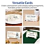 Avery Integrated Cards, 2-1/6" x 4", Matte Ivory, 40/Pack (95330)~#|#~B8D149A4-DD41-4869-AB32B7E9CFA917B9_sc7