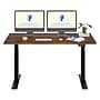 FlexiSpot E7COMMERCIAL 60''W Electric Height Adjustable Standing Desk, Black Walnut/Black(E7BCOM6030-BW)~#|#~B8D4BF75-8AE5-45B8-9B44813B352D6755_sc7