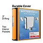 Staples Heavy Duty 3" 3-Ring Better Binder, D-Ring, Orange (ST55892-CC)~#|#~B8D8EADC-FC5E-4D44-867AD9779BC1CC7A_sc7