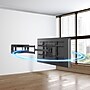 Mount-It! Full Motion TV Wall Mount with Extra Long Extension for 40" to 80" TVs, up to 121 lbs., Black (MI-397)~#|#~B8DB532B-7E07-4DA0-AFDB427A36705F79_sc7