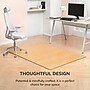 Anji Mountain Deluxe Bamboo Carpet & Hard Floor Chair Mat, 48" x 72", Natural (AMB24014W)~#|#~B8E3BCDA-3630-4372-935D98195FDA07E9_sc7