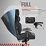 Sharper Image SGX300 Polyurethane Ergonomic Gaming Chair, Black (52914-BLKWHT)~#|#~B8E6CDAF-742C-46C5-80C097DDB7C47CAE_sc7