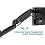 Mount-It! Dual Arm Monitor Wall Mount for 17" to 27" Screens, Holds 14.3lbs., Black (MI-766)~#|#~B8E88A2E-D541-43CE-AD39162ADF5FE453_sc7