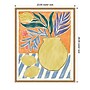 Amanti Art Cyprus and Lemon Still Life IV by Janelle Penner Framed Canvas Wall Art Print, 23" x 28" (A42677521102)~#|#~B8EB6915-1DEC-4D82-BAFF73F223FB2426_sc7