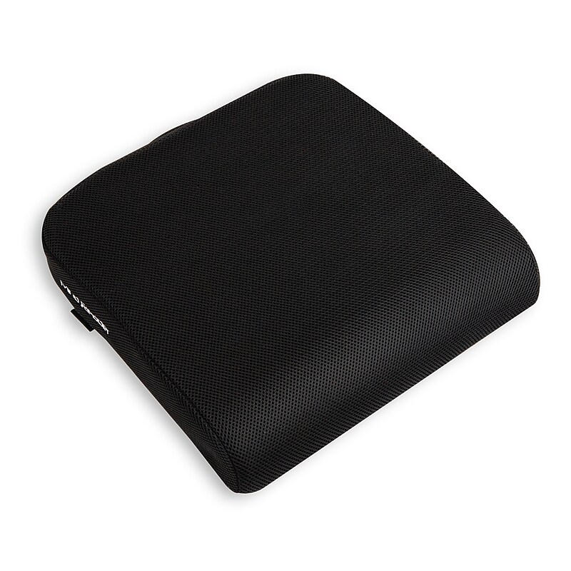 Mind Reader Memory Foam Office Chair Cushion, Black (MEMGEL-BLK) image 1
