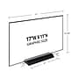 Azar Sign Holder, 17" x 11", Horizontal, Freestanding, Clear Acrylic, 2/Pack (108808)~#|#~B8F1D849-BAB1-44AB-AE25A3E2D0152256_sc7
